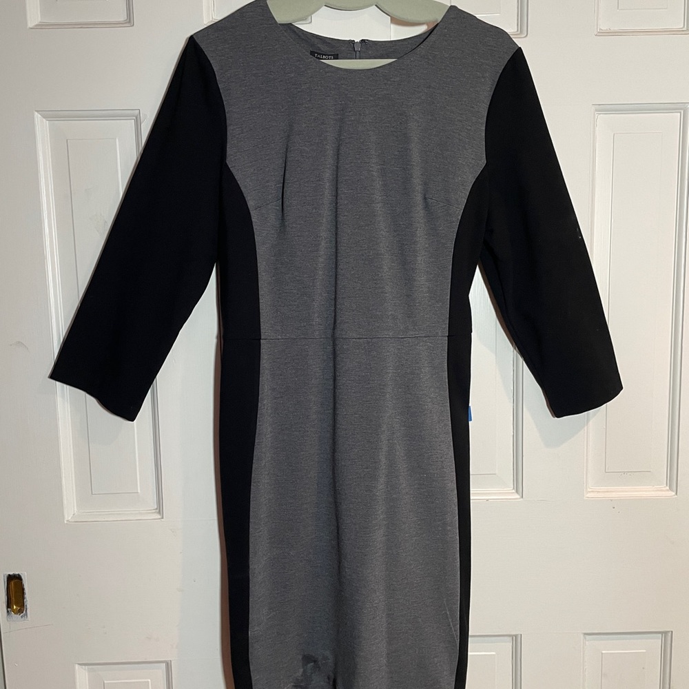 NWT Flattering Talbots Colorblock Dress